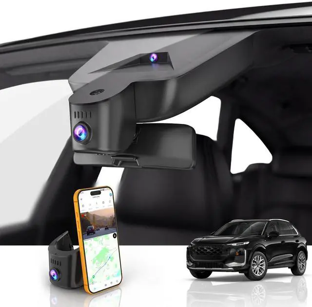 Main image of Front 4K Dash Cam fit for Audi (Model A) 2019-2026 Q5 Q3 A4 A6 | Allroad A3 A5 S4 S6 Q7 A8 S8 TT A7 S5 S3 S7 RS3 RS5 RS6 e-tron,integrated Camera,OEM Factory Look,GPS,2160P HDR,5.8G WiFi