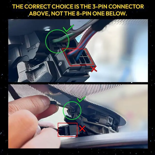 Alt view image 4 of 6 - Front 4K Dash Cam fit for Audi (Model A) 2019-2026 Q5 Q3 A4 A6 | Allroad A3 A5 S4 S6 Q7 A8 S8 TT A7 S5 S3 S7 RS3 RS5 RS6 e-tron,integrated Camera,OEM Factory Look,GPS,2160P HDR,5.8G WiFi