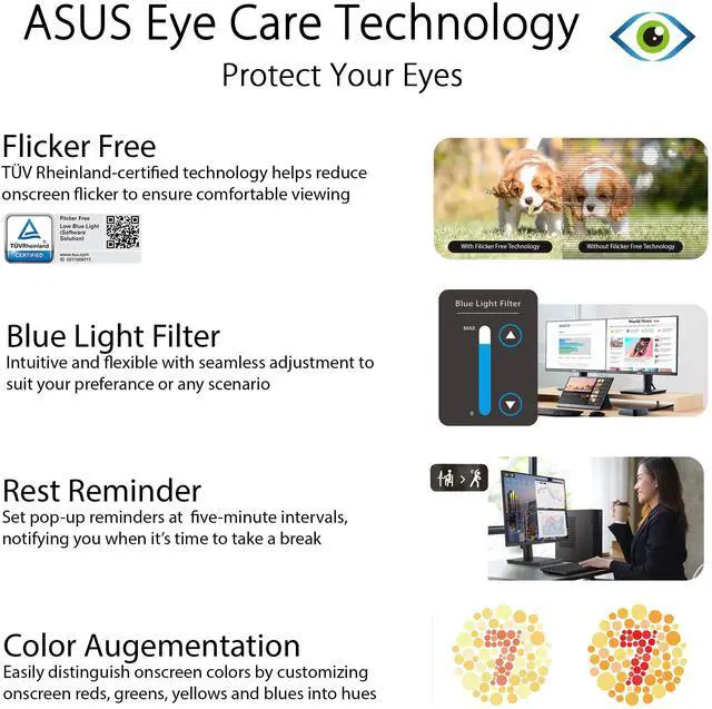 Alt view image 7 of 7 - 27" 1440P Business Monitor (BE27AQG) - QHD (2560x1440), IPS, 120Hz, Ergonomic Design, Speakers, Height Adjustable, Power Sync, Eye Care, VESA Wall Mountable, TAA Compliant