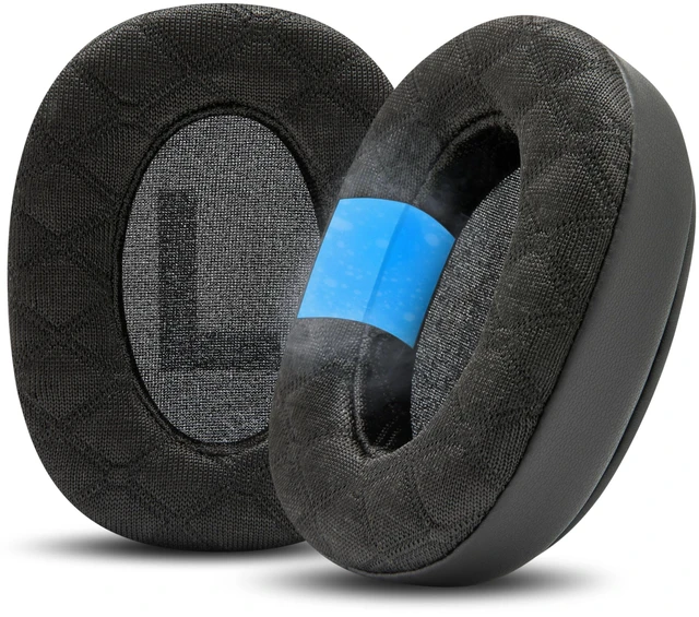Main image of Freeze G Pro X - Angled Cooling Gel Earpads for Logitech Gpro X Made by Wicked Cushions Extreme Comfort, Angeled Design, New Freeze V2 Cooling Fabric, Extra Thick Black