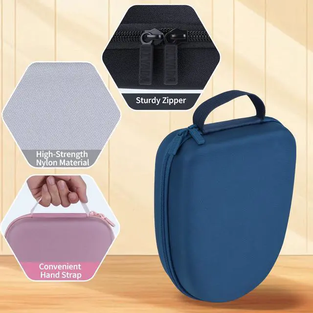 Alt view image 5 of 7 - Case for Sony WH-1000XM6, WH-1000XM5, WH-1000XM4 Headphones | Hard Shell Shockproof, Mesh Bag Organizer, Lightweight Travel, fit for WH-1000XM3 Noise Canceling Headphones