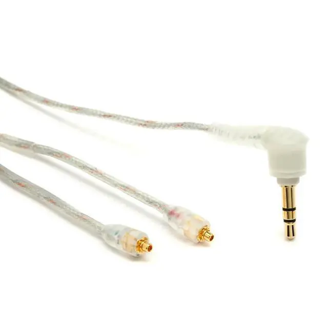 Alt view image 2 of 3 - EAC64CL 64 -Inch Detachable Earphone Cable for SE215, SE315, SE425 and SE535 Earphones (Clear)