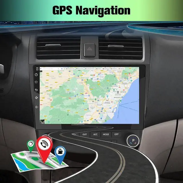 Alt view image 5 of 7 - Car Radio Stereo Android 13 for Honda Accord 7th 2003 2004 2005 2006 2007 with Backup Camera CarPlay Android Auto