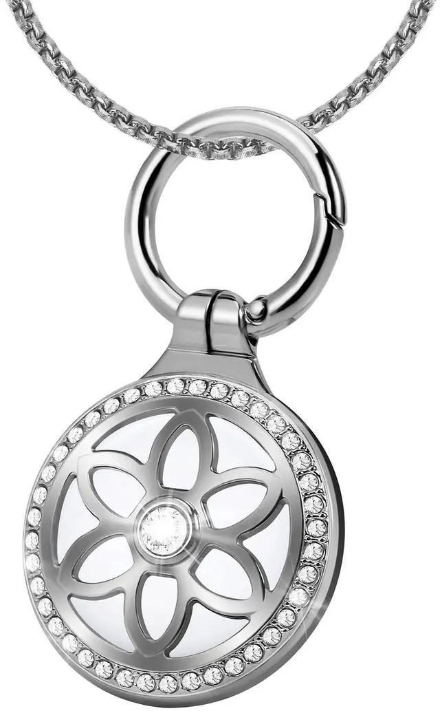 Main image of for Airtag (1st & 2nd Gen) Necklace,Metal Badge Air Tag Necklace for kids,Adults,Women, 29in Adjustable Alloy Chain with Airtag Holder for Apple Air Tag