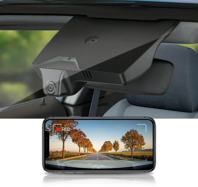 Main image of 4K Dash Cam Suitable for Kia Carnival 2022-2026 (Part No#R0510) LX LXS EX SX Prestige, Integrated OEM Look, 2160P UHD Video, WiFi & APP, Loop Recording, G-Sensor, Plug & Play, 64GB Card