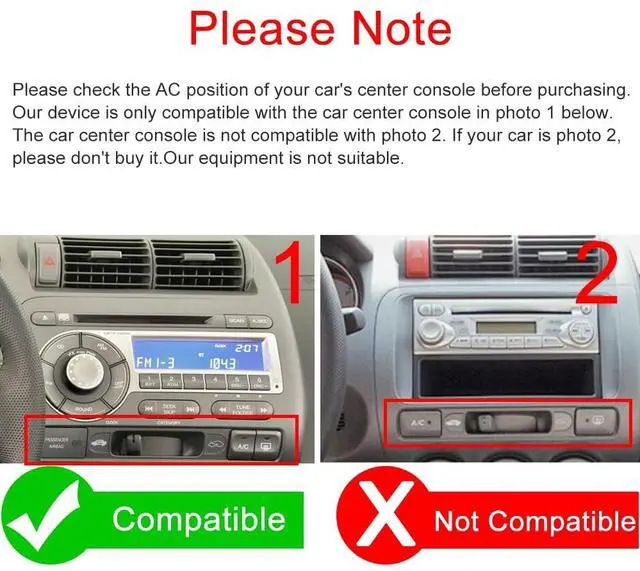 Alt view image 3 of 7 - 4GB+64GB Android 15 Car Stereo for Honda Fit Jazz 2004-2007 8 Inch IPS Touch Screen Wireless/Wired CarPlay Android Auto DSP GPS Bluetooth Backup Camera Included