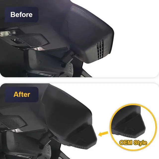 Alt view image 3 of 6 - Front 4K+Rear 1080P Dash Cam Adapts for Toyota Land Cruiser 2024-2026 (J250/Gen15), OEM Factory Look, Dual HD Video, Built-in WiFi & APP, Loop Recording, G-Sensor, Easy to Set, 128GB Card