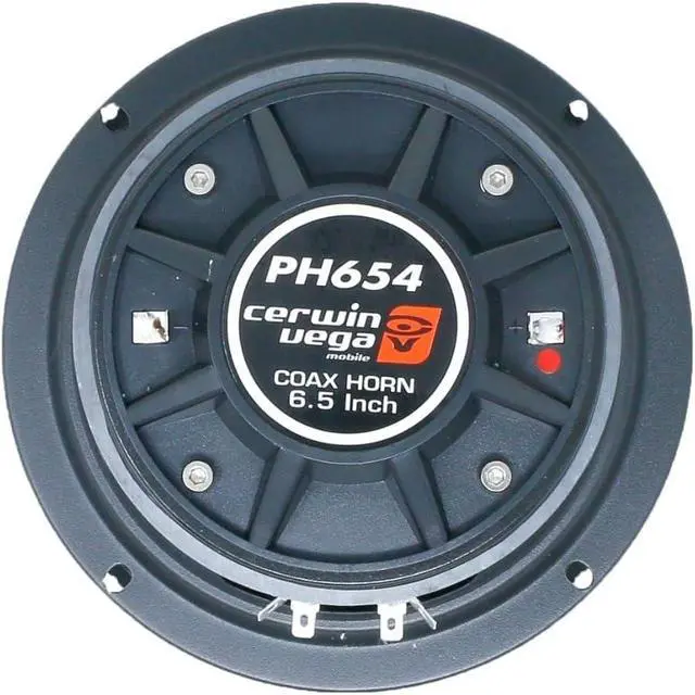 Alt view image 3 of 7 - Cerwin Vega PH654 6.5 inch 300 Watts Full-Range Coax Horn Car Speakers 4 Ohm