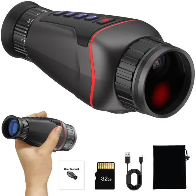 Main image of 4K Digital Night Vision Monocular, 1314FT Nightvision Distance & Manual Focus & Diopter, Night Vision Goggles for 36MP Photo & 4K Video Recording with 32GB Card