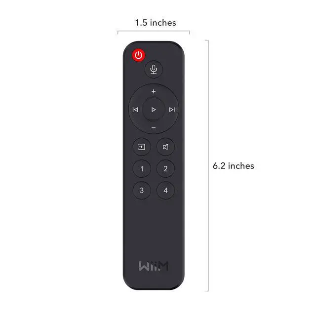 Alt view image 2 of 4 - Voice Remote for Music Streamers, Amplifiers, Speakers and Bars | Push-to-Talk, 4 Preset Buttons