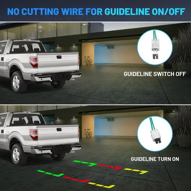 Alt view image 6 of 7 - Tailgate Handle Backup Rear View Camera for Ford F150 2015 2016 2017 Manual Type Reverse Vehicle Backing Night Vision Aftermarket Reversing Cameras for Pickup Truck Black