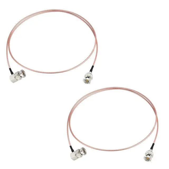 Alt view image 6 of 7 - HD-SDI 3G SDI Cable BNC Male to Right Angle BNC Male 75 Ohm RG179 Jumper Cable 3ft for Surveillance Camera System CCTV/DVR Cables 2-Pack
