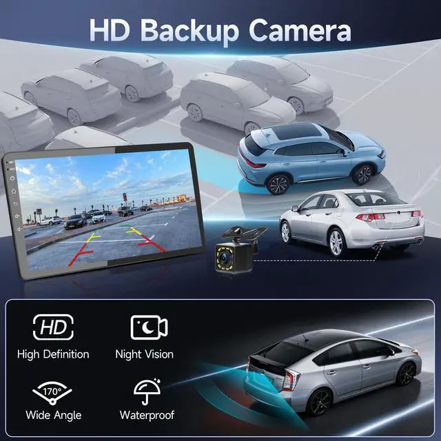 Alt view image 5 of 7 - Double Din Linux Radio for Toyota Corolla 2008 2009 2010 2011 2012 | (Non Fit J.B.L)Fast Boot 9inch IPS Touchscreen for Corolla with Carplay/Android Auto/Bluetooth/FM/Mirrorlink/SWC/Camera