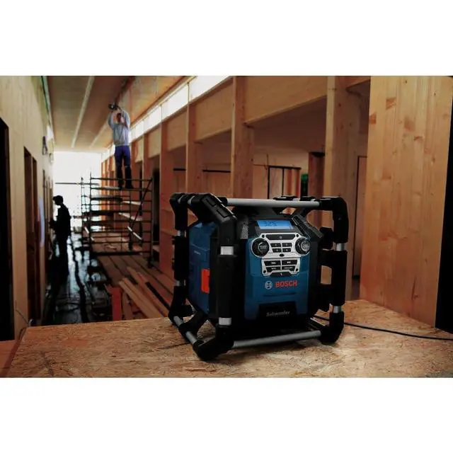 Alt view image 3 of 7 - GPB18V-5CN 18V Jobsite Radio with Bluetooth® 5.0 and Power Station