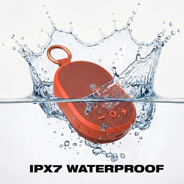 Alt view image 4 of 7 - Skullcandy Kilo 2 Wireless Bluetooth Speaker, IPX7, 24-Hour Battery Waterproof, True Wireless Stereo, Touch Controls, Punchy Bass, Carabiner and Strap Included, Rechargeable Battery