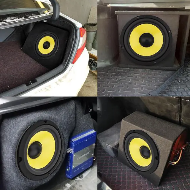 Alt view image 6 of 7 - 8 Inch Bass Loudspeaker Woofer Speaker, Car Speakers Wide Frequency Response Car Audio Stereo Speaker for Car Audio/Home Theaters