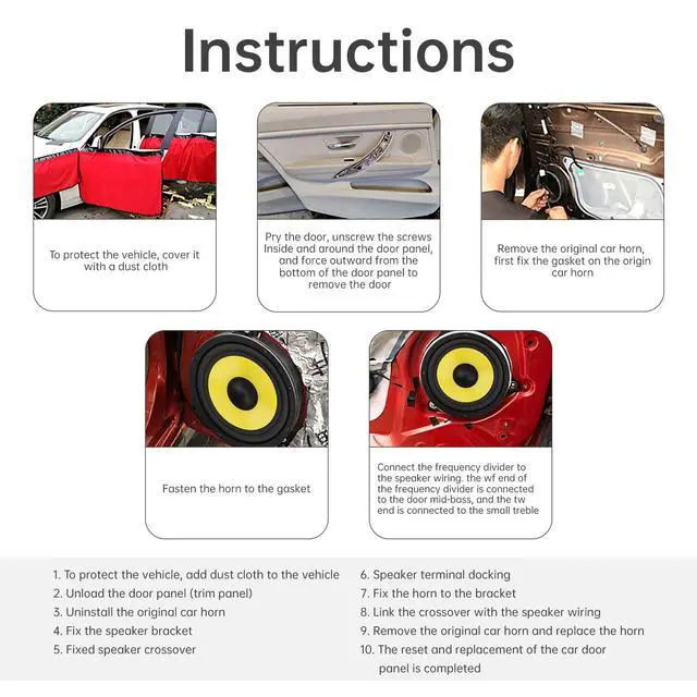 Alt view image 7 of 7 - 8 Inch Bass Loudspeaker Woofer Speaker, Car Speakers Wide Frequency Response Car Audio Stereo Speaker for Car Audio/Home Theaters