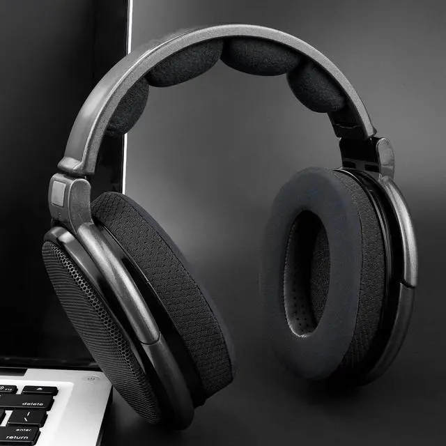 Alt view image 3 of 7 - Cooling Earpads for Sennheiser HD600/HD650/HD6XX - Black | for HD600/HD650/HD660 S/HD660 S2/HD6XX/HD58X/HD580/HD565/HD545/HD535 Headphones