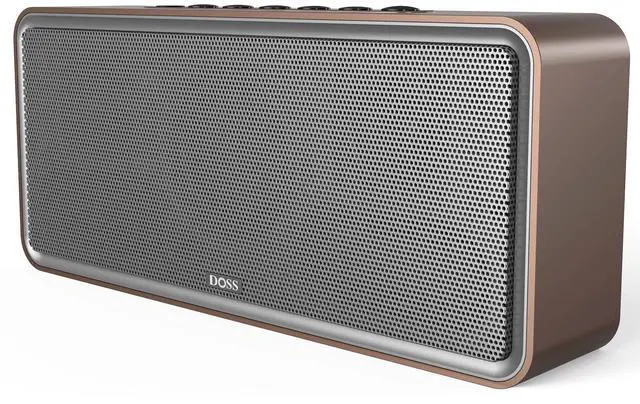 Main image of SoundBox XL 32W Bluetooth Speaker for House 2.1 Channel with Subwoofer | Room-Filling Loud Sound,Deep Bass, 10Hr Battery, Portable for Home, BT 5.0, Support AUX / TF, TWS Wireless Pairing, Gold