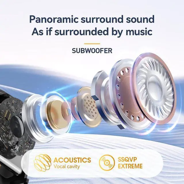 Alt view image 6 of 7 - Sleep Earbuds Bluetooth in Ear Light-Weight Headphones, Mini Invisible Earplugs Small Design for Side Sleepers, 58H Playtime with Charging Case, Clear Calls& Noise Block, Off White