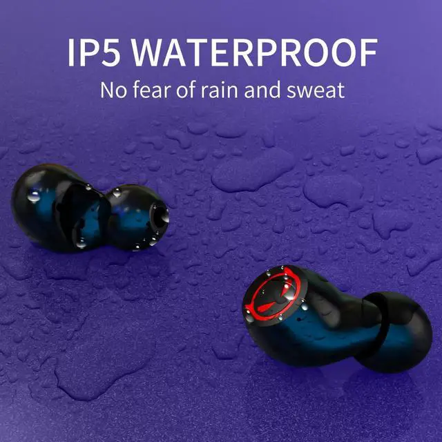 Alt view image 6 of 7 - Tiny Bluetooth Earbuds,Kids Wireless Ear Bud with Cute Charging Case, Waterproof Stereo Wireless Earphone with Micphone for Workout Sport,Kids Headphones for Phone and Pad
