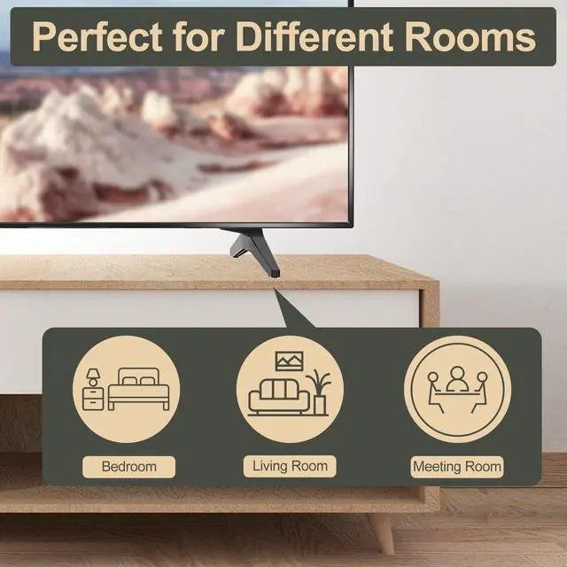Alt view image 7 of 7 - Stand for LG TV Legs Replacement, TV Stand Legs Only for LG 55UK6500 55UJ6540 55UM7300 55UN6900 55LJ5500UA 49UJ6300 49UK6300 49UM7300 49UN6900 50UK6300 50UK6500 50UN6900, Only for Models We List