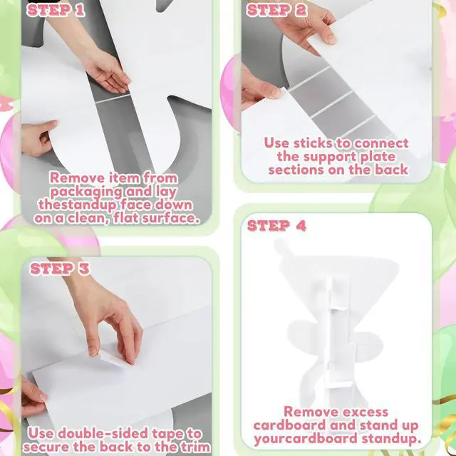 Alt view image 7 of 7 - 4ft a Tini Bit Older Birthday Decorations Pink Martini Party Backdrop Birthday Party Cardboard Cutouts Decor for Women Bar Wedding Bridal Shower Supplies