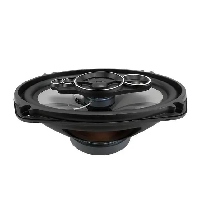 Alt view image 7 of 7 - KG 6x9 Coaxial Car Speakers, 5-Way 1200W, 6996S Series (Pair) | 1200W & 4, 5-way full-range sound. Polypropylene cones, butyl rubber surrounds, protective grilles