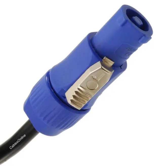 Alt view image 2 of 3 - CablesOnline, 25ft. 16AWG Stage Lighting Fixture PowerCon-Compatible Power-Through Jumper Cable, PC-KA625