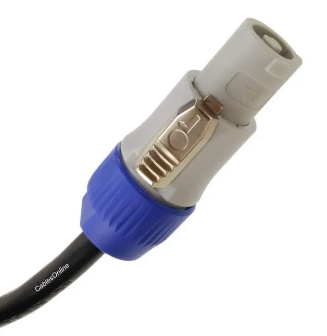 Alt view image 3 of 3 - CablesOnline, 25ft. 16AWG Stage Lighting Fixture PowerCon-Compatible Power-Through Jumper Cable, PC-KA625