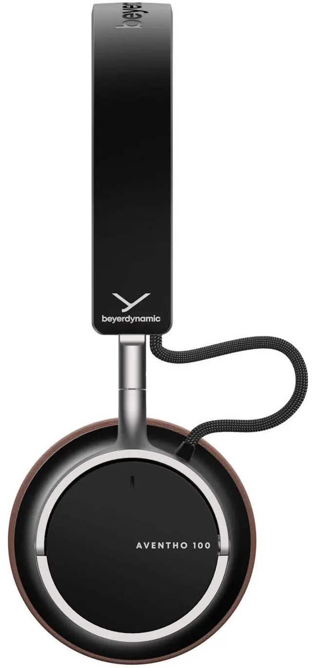 Alt view image 2 of 7 - AVENTHO 100 Premium On Ear Wireless Bluetooth Headphones with Active Noise Cancelling ANC, up to 60 Hours of Playtime, USB-C Charging, Foldable Design, Personalized Sound via App (Brown)