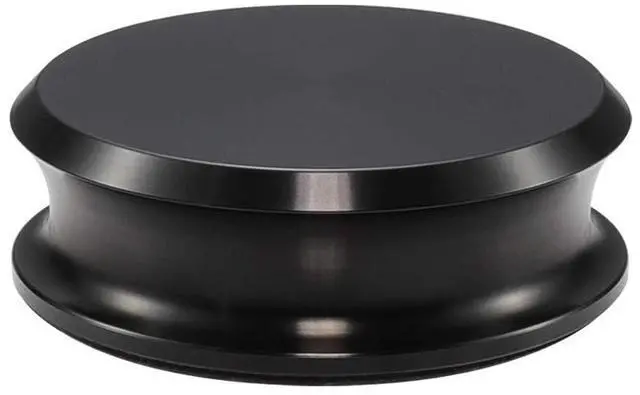 Main image of Record Weight Stabilizer, 10.8oz Vinyl Weight for Turntable (Black) | Turntable Weight Clamps, Aluminum Vinyl Record Stabilizer, Reduces Vibration for LP Record Player, Fits Most Turntables