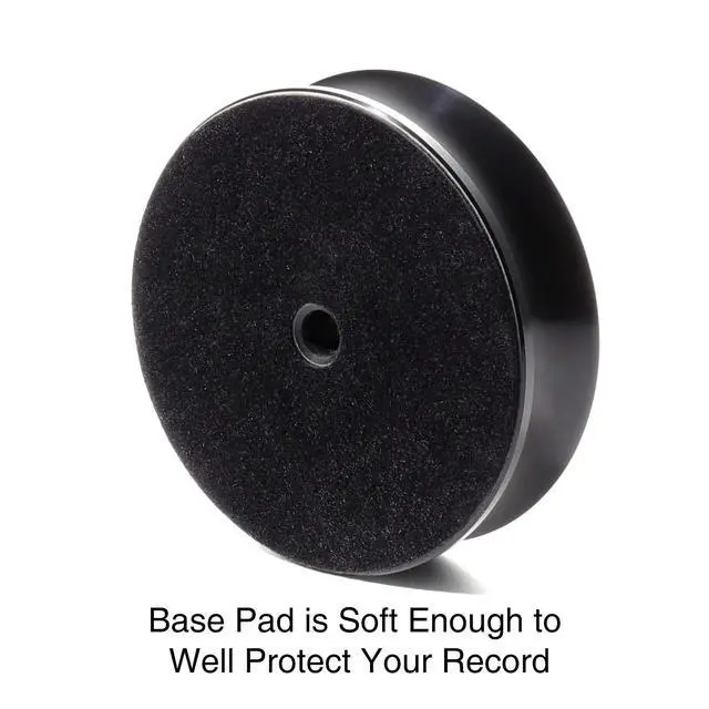 Alt view image 3 of 5 - Record Weight Stabilizer, 10.8oz Vinyl Weight for Turntable (Black) | Turntable Weight Clamps, Aluminum Vinyl Record Stabilizer, Reduces Vibration for LP Record Player, Fits Most Turntables
