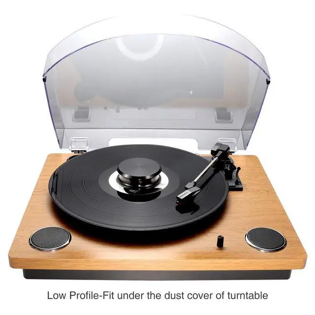 Alt view image 4 of 5 - Record Weight Stabilizer, 10.8oz Vinyl Weight for Turntable (Black) | Turntable Weight Clamps, Aluminum Vinyl Record Stabilizer, Reduces Vibration for LP Record Player, Fits Most Turntables