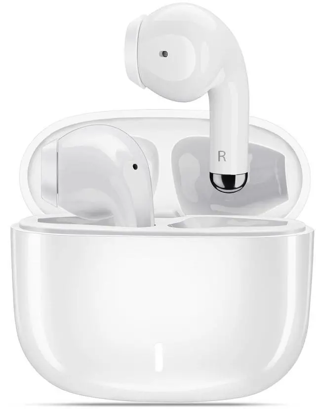 Main image of Wireless Earbuds for Samsung S25 Ultra S26 S24 S23 Fe S22+, White | 5.3 Bluetooth Earbuds Ear Bud with Mic Touch HiFi Stereo Wireless Headphone for iPhone 17 Air 16 15 Pro Max 14 Plus/Pixel 10