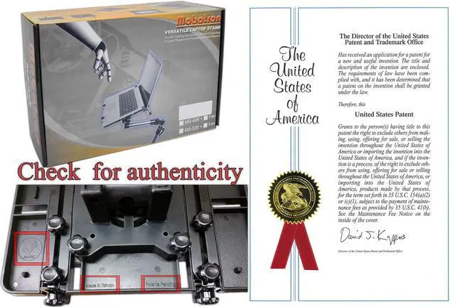 Alt view image 2 of 6 - MS-526 Heavy Duty Vehicle Laptop Mount