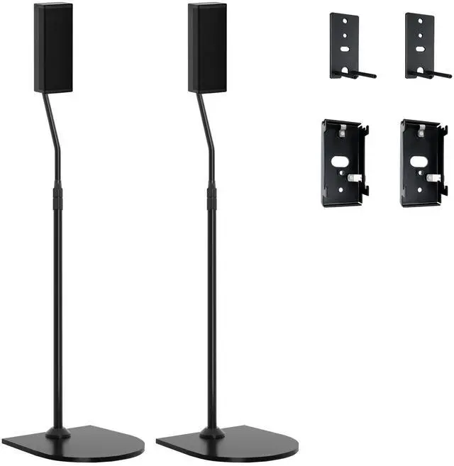 Main image of Height Adjustable UFS-20 Stand for Bose Speaker Stands, with Slideconnect Bracket, for Surround 700, OmniJewel Lifestyle 650, CineMate GS Series II, for Bose 700 Speaker Stands
