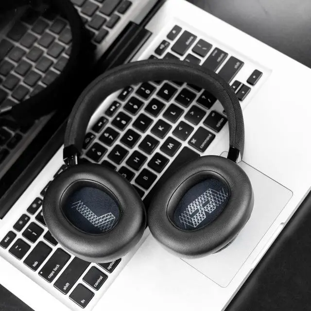 Alt view image 3 of 7 - Earpads for JBL E65BTNC, Live(650BTNC/770NC/660NC) - Black | for E65BTNC/Live 650BTNC/Live 770NC/Live 660NC/Duet NC Over-Ear Headphones