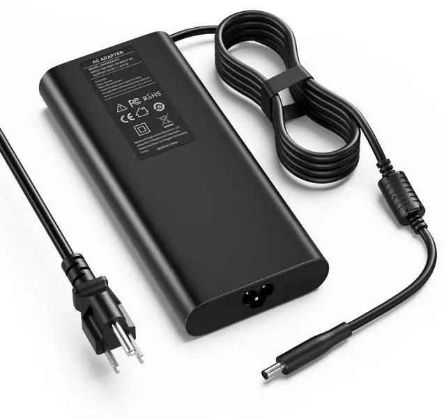 Main image of 130W Laptop Charger for Dell XPS 15, 4.5mm Small Tip Power Adapter 19.5V 6.67A Replacement for Precision 5520 5530 OptiPlex 3050 7050 7060 Micro