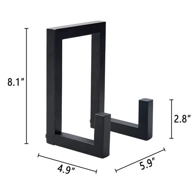 Alt view image 3 of 7 - Vinyl Record Storage Holder, Black Lp Record Holder | Metal Album Storage for Vinyl Records