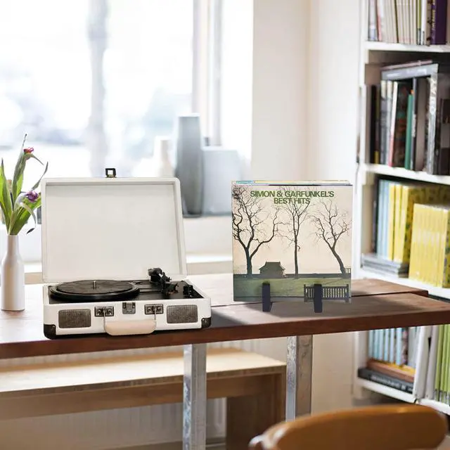 Alt view image 5 of 7 - Vinyl Record Storage Holder, Black Lp Record Holder | Metal Album Storage for Vinyl Records