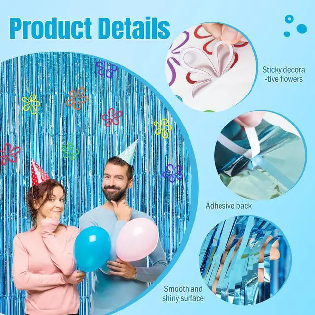 Alt view image 3 of 7 - Cartoon Sponge Birthday Decorations 25 Years Later Banner Under The Sea Ocean Themed Party Favors Custom Age Birthday Banner Whats Funnier Than 24 25th Blue Tinsel Foil Fringe Curtains Backdrop