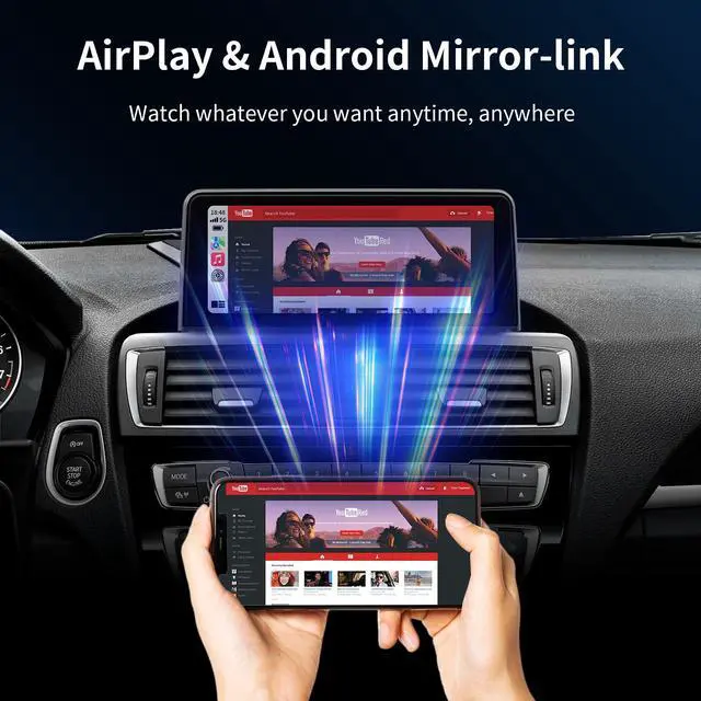 Alt view image 5 of 7 - Wireless CarPlay/Android Auto 10.25 Inch Touchscreen for BMW 3/4 Series F30/F31/F32/F33/F34/F35/F36 (2013-2015) with NBT System, Car Radio Receiver, Multimedia, Bluetooth, Car Stereo