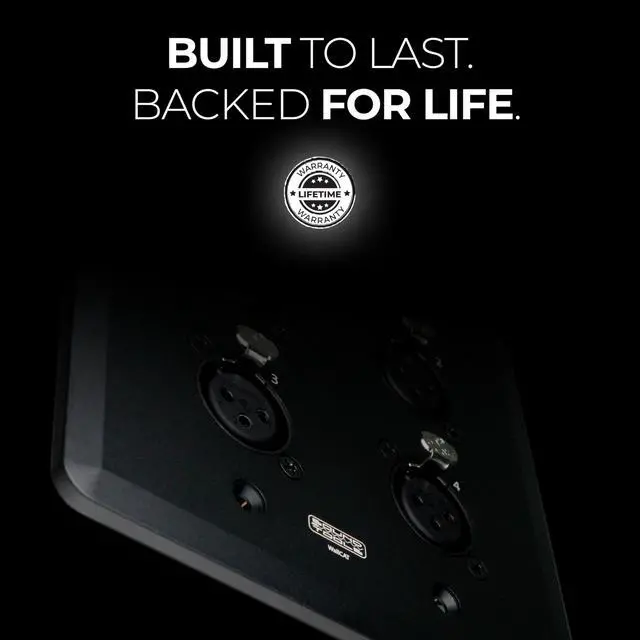 Alt view image 4 of 5 - SoundTools WallCAT Female XLR Black 4 Channel XLR Wall Plate | Shielded CAT5/6/7 Cables Supports Analog Audio AES3 DMX and Intercom No Solder Installation with Durable Aluminum Finish