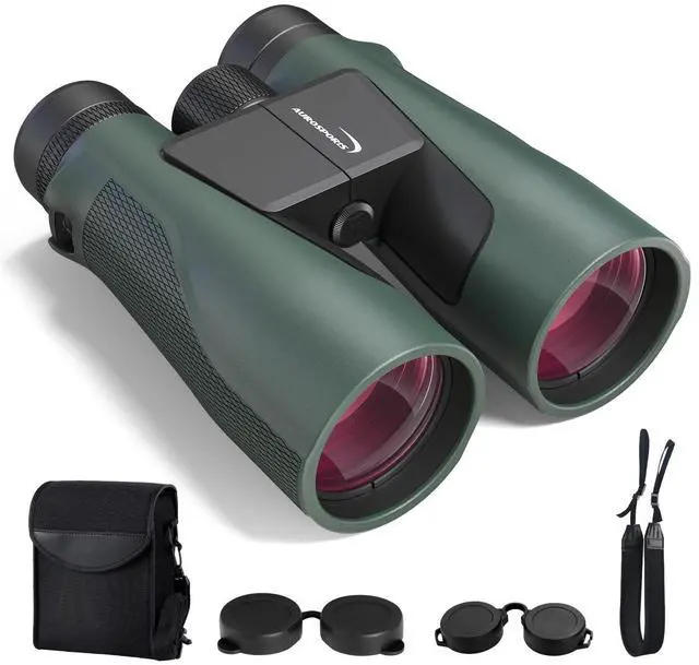 Main image of 15x56 Binoculars for Adults High Powered - Professional BAK4 FMC Optics for Bird Watching, Stargazing, Hunting, Travel & Cruise - 22mm Large Eyepiece for Wide View & Eye Comfort - Green