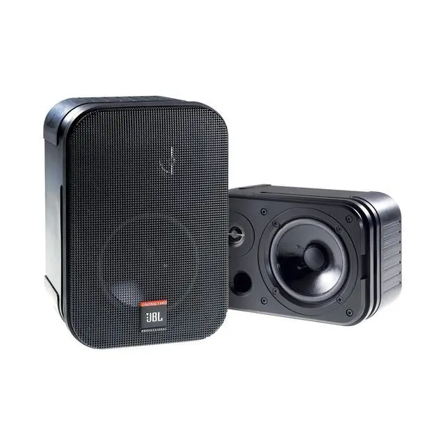 Alt view image 2 of 2 - Professional C1PRO High Performance 2-Way, 150 Watt 5.25 Compact, Passive, Satellite, Bookshelf Speakers, Home Theater, Desktop, Stereo, Studio, Black, Sold as Pair