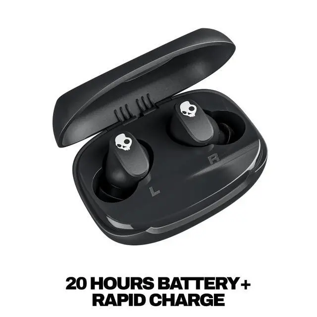 Alt view image 2 of 7 - Smokin Buds 360 Wireless Noise Isolating Earbuds - True Black | In-Ear Fit, Bluetooth, 20 Hours Battery, IPX4 Sweat and Water Resistant, Microphone for iPhone Android, Commuting, Studying