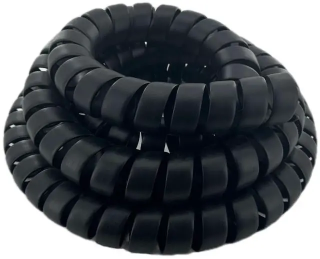 Main image of Spiral Wrap Cable Protector - 2.0" OD x 10' Pre-Cut Lengths - Safe Hose Protector to Avoid Wear and Extend Life for Hydraulic Pneumatic Hoses