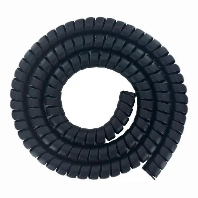 Alt view image 2 of 7 - Spiral Wrap Cable Protector - 2.0" OD x 10' Pre-Cut Lengths - Safe Hose Protector to Avoid Wear and Extend Life for Hydraulic Pneumatic Hoses
