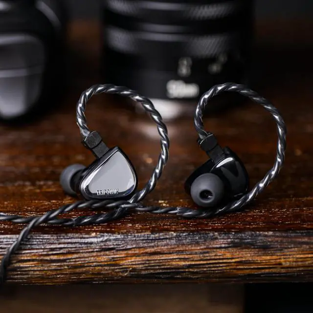 Alt view image 5 of 7 - Tripowin x 0DiBi: Vivace in Ear Monitor, 10mm Titanium Diaphragm Dynamic Driver IEM, HiFi Wired Earbuds Earphone, Gaming Earbuds with 2Pin Detachable Cable for Musicians Audio Enthusiasts